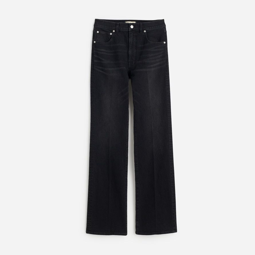 noir madewell détendu bootcut womens jeans