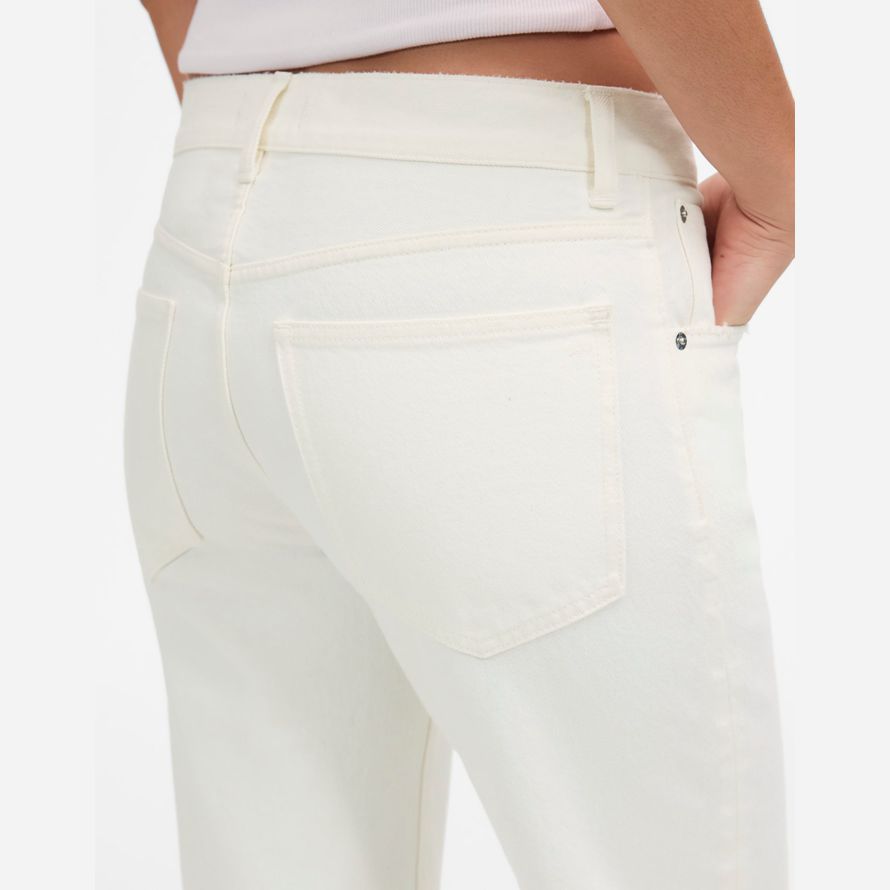 madewell le doyen facile droites culture womens jeans blanc