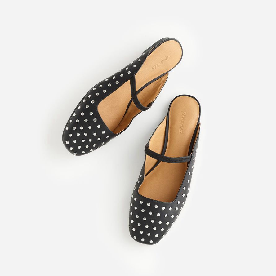 black womens madewell le greta ballet flat mule