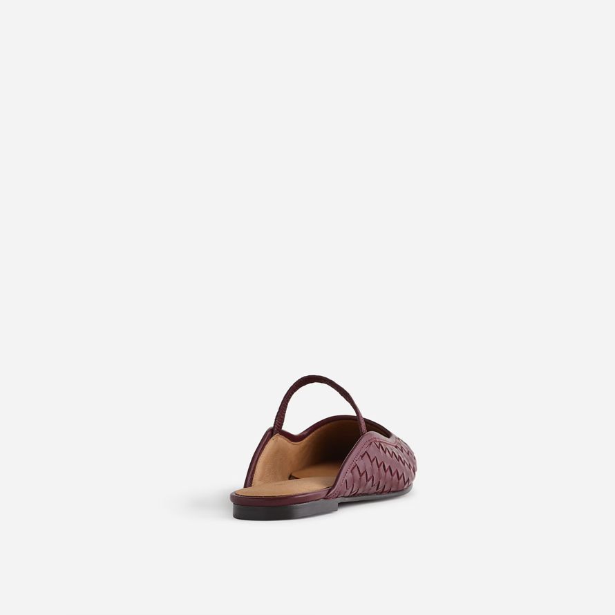 bourgogne madewell le greta ballet plat de mule womens
