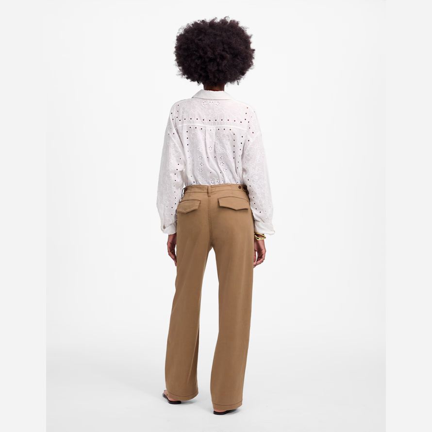 brun womens madewell basse en bandoulière baggy pantalon utility