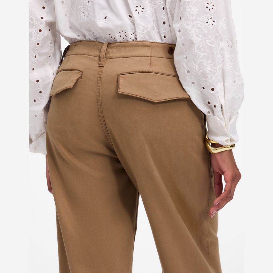 brun womens madewell basse en bandoulière baggy pantalon utility