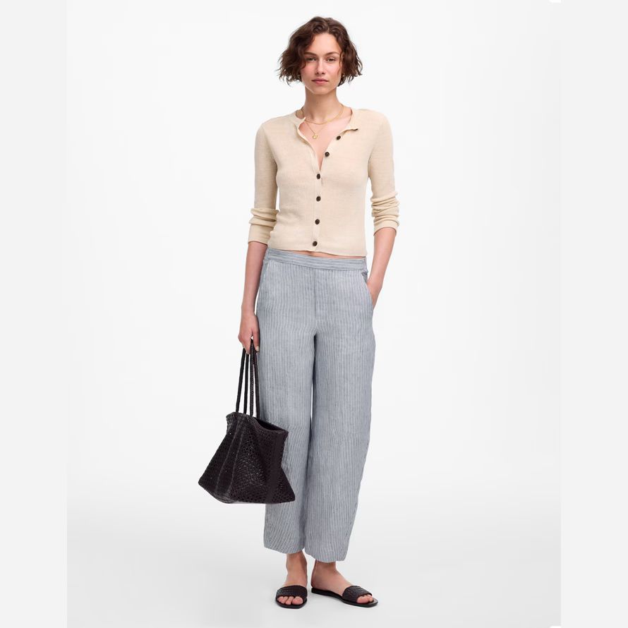 gris madewell tirez sur le baril womens pantalon