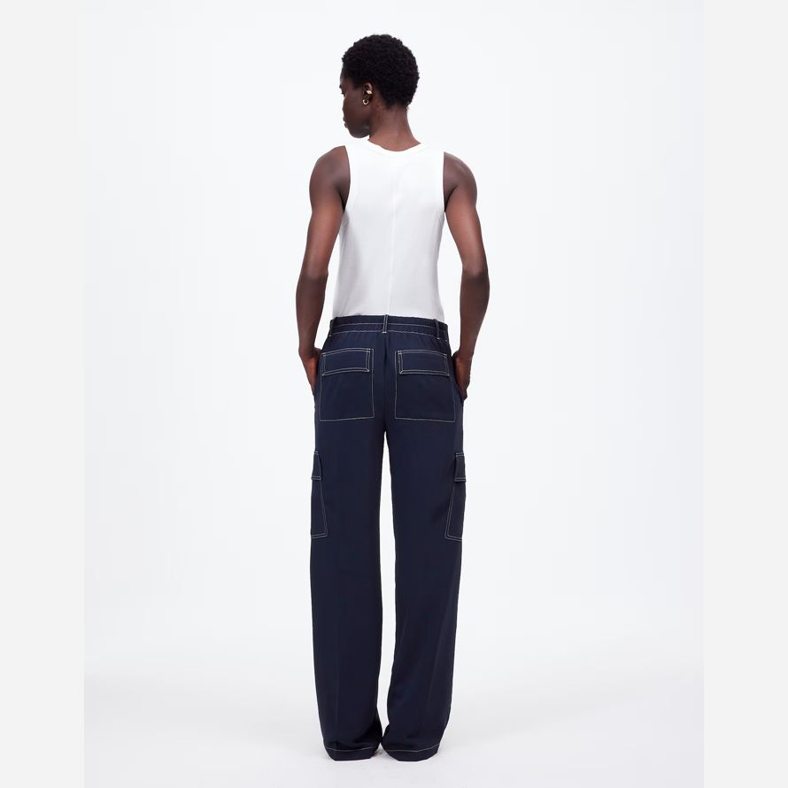 navy womens madewell pull-utilitaire de pantalon