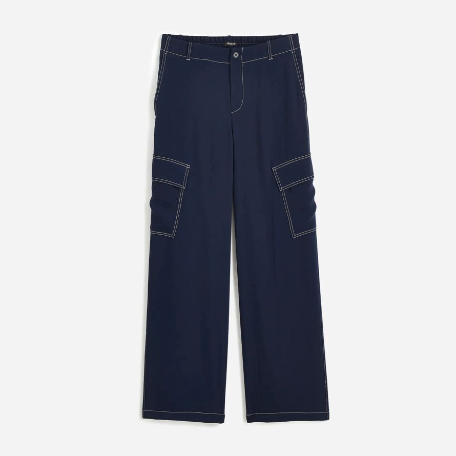 navy womens madewell pull-utilitaire de pantalon