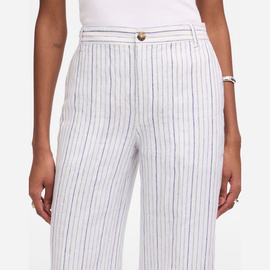white blue womens madewell la zoe détendu pantalon large