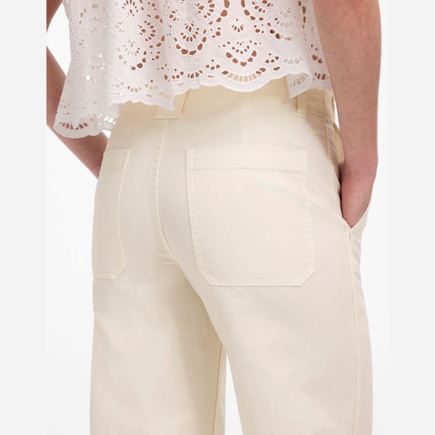 crème madewell conique-jambe utilitaire womens pantalon