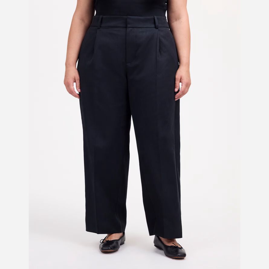 madewell plus ample directement womens pantalon noir