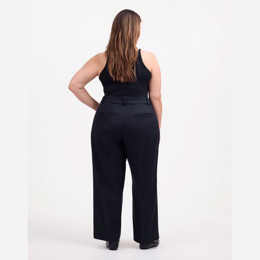 madewell plus ample directement womens pantalon noir