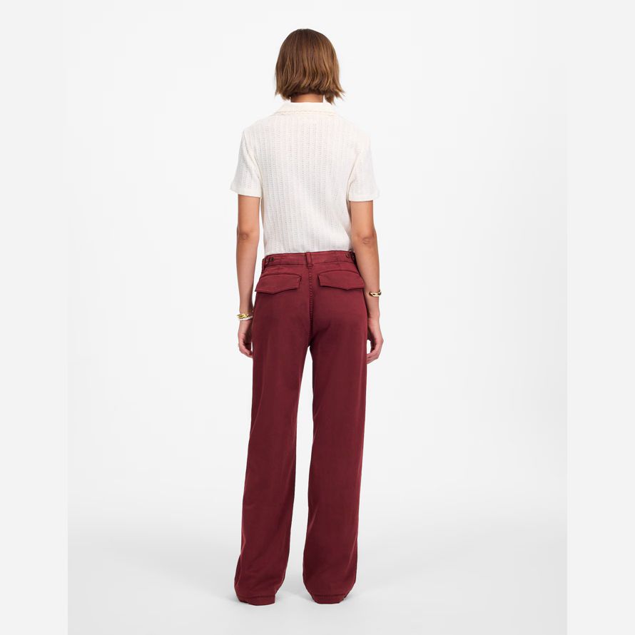 bourgogne womens madewell basse en bandoulière baggy pantalon utility
