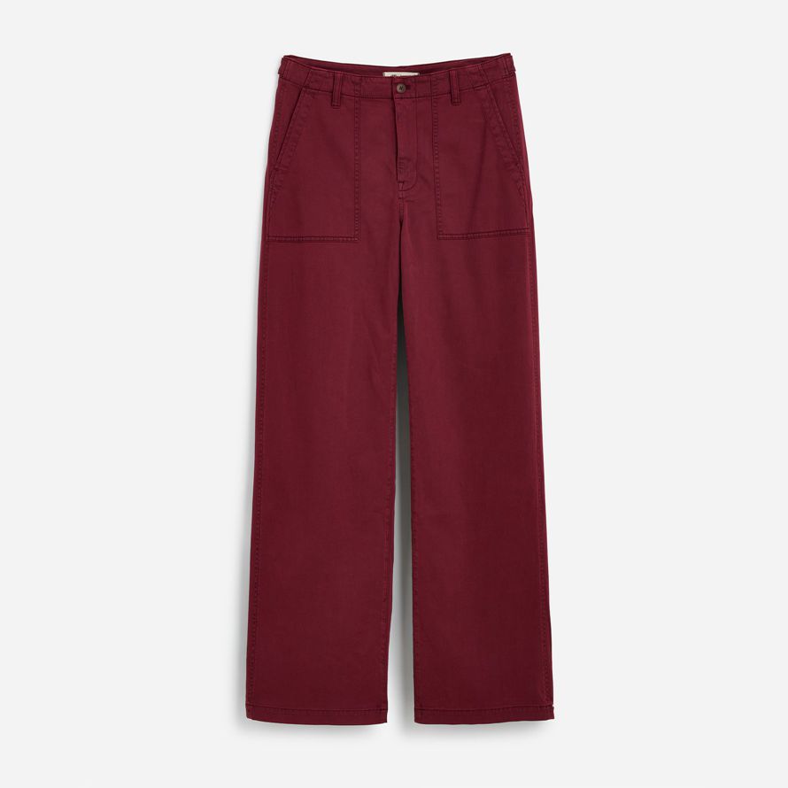 bourgogne womens madewell basse en bandoulière baggy pantalon utility