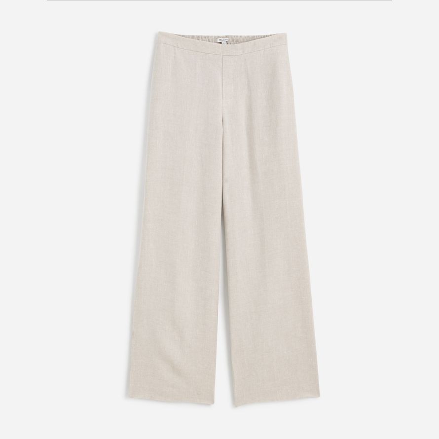 madewell la simple traction sur les femmes pantalon blanc