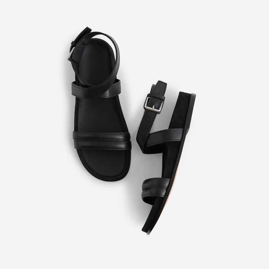 noir madewell le caro de la cheville-wrap sandales femmes