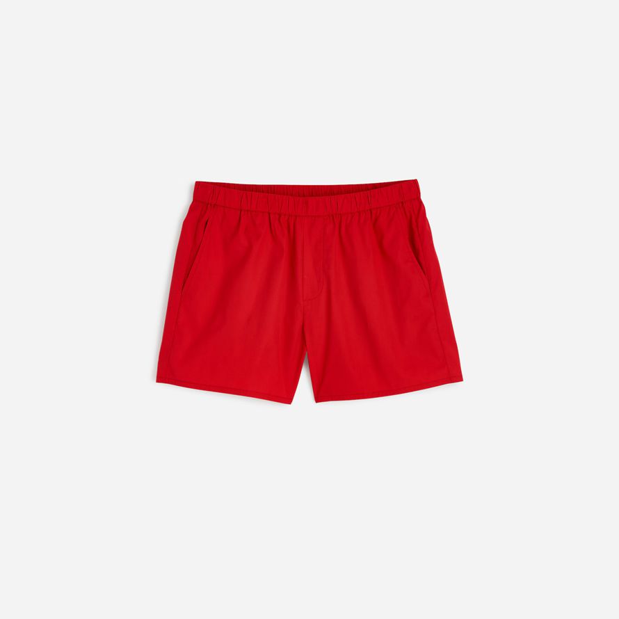 madewell pull-on shorts femmes-rouge