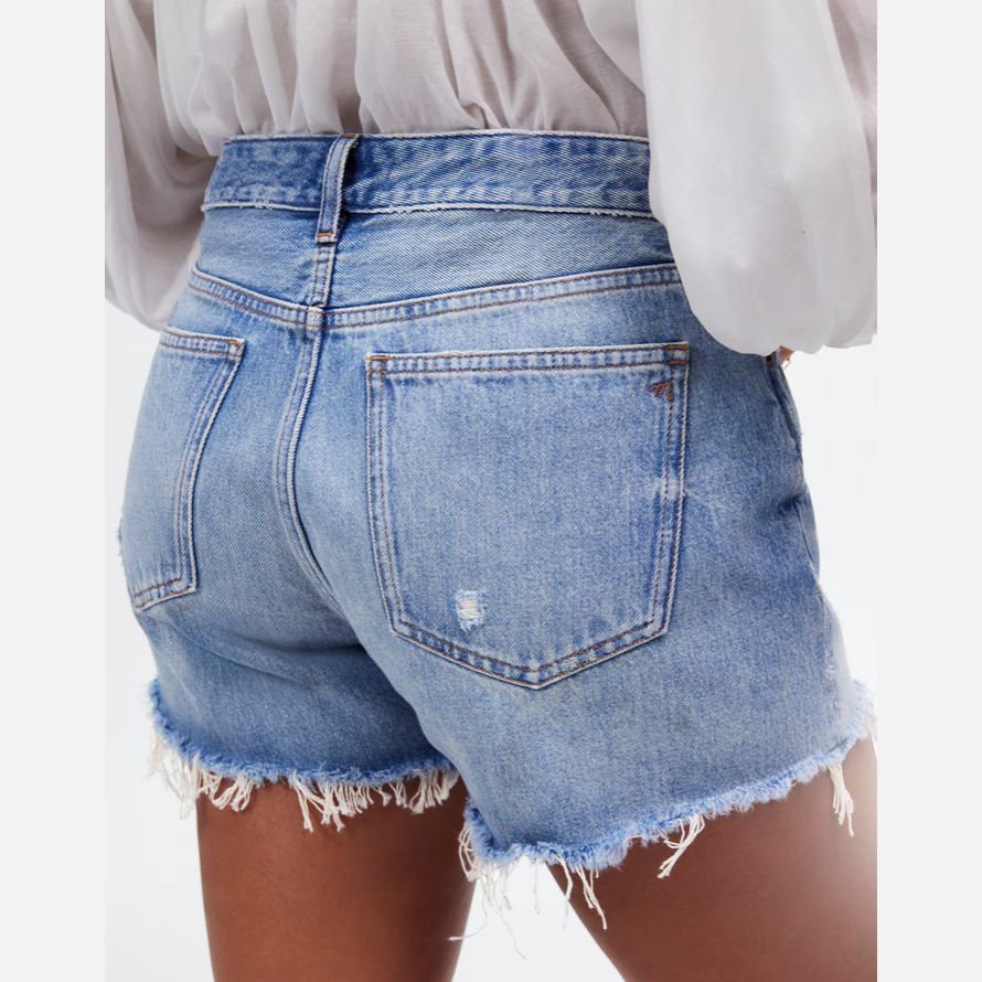 madewell les courbes de brynn womens shorts bleu