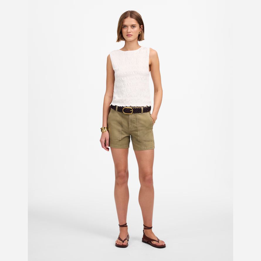 madewell la brynn utilitaire shorts femmes dolive