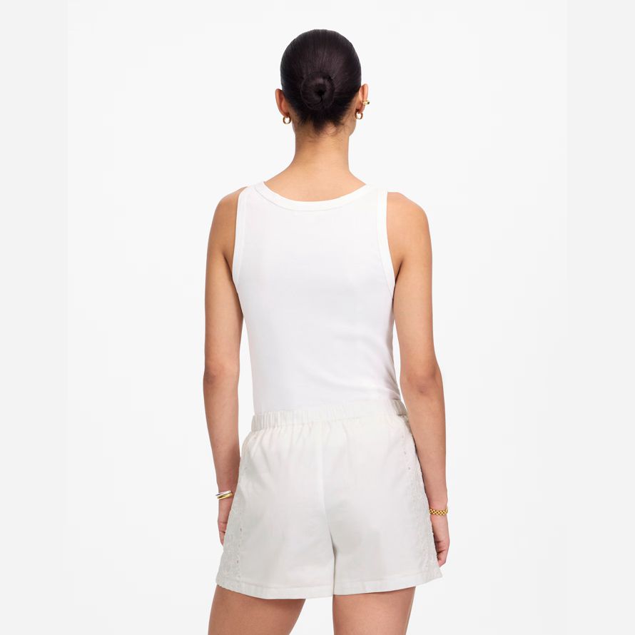 white womens madewell de traction sur les shorts