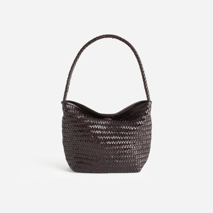 madewell ltissé sur métiers À main de femmes de sac dÉpaule de chocolat