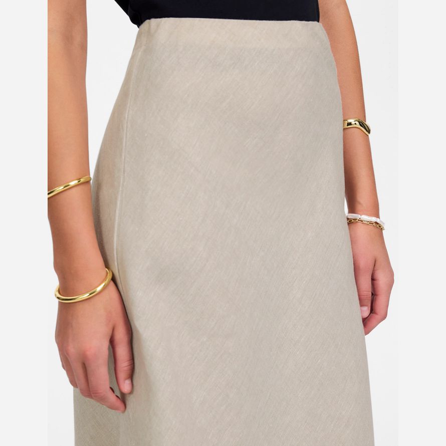 womens madewell linge de slip maxi jupe beige