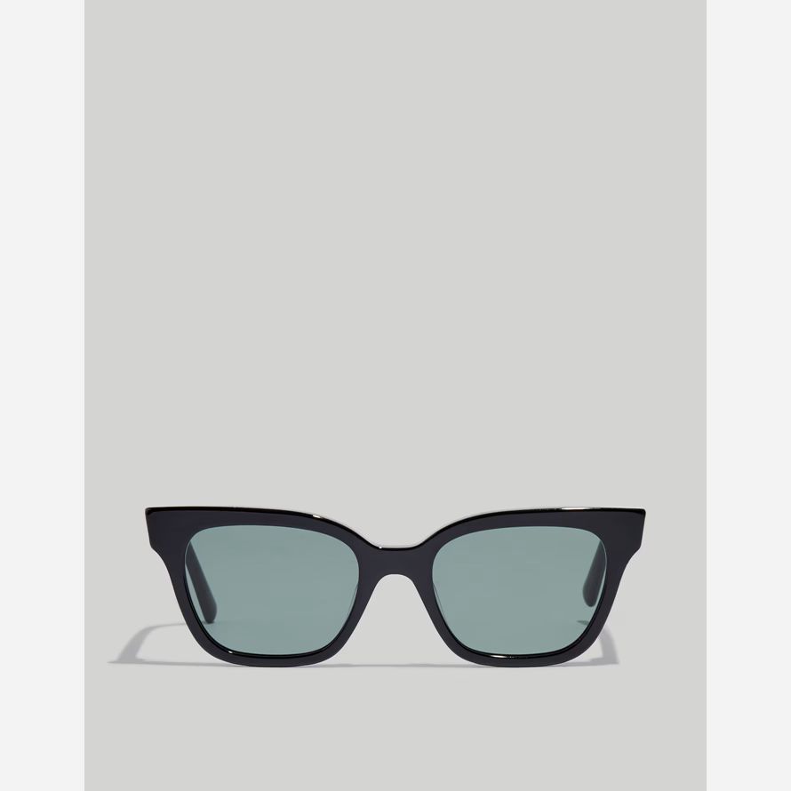 madewell pierport lunettes de soleil des femmes en noir