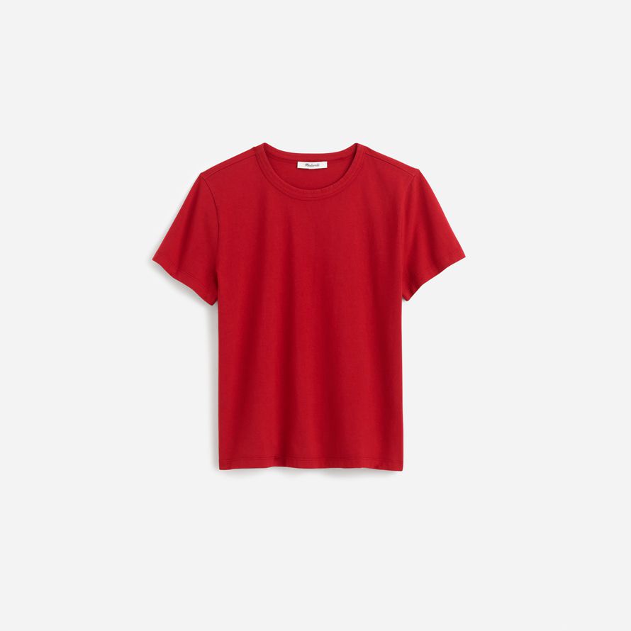 rouge madewell coton parfait crewneck womens t-shirts