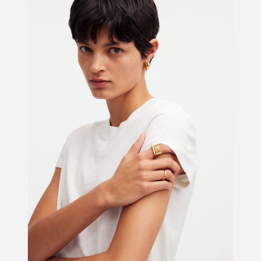 white womens madewell premium standard 01. le petit t-shirts