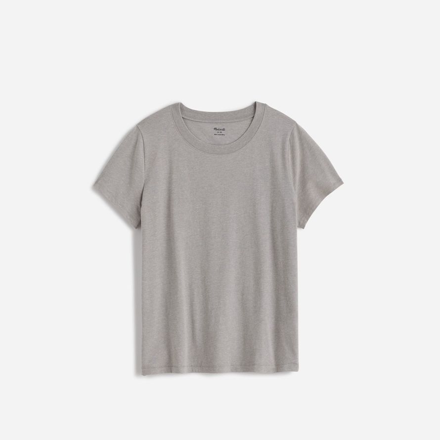 grey womens madewell northside vintage t-shirts