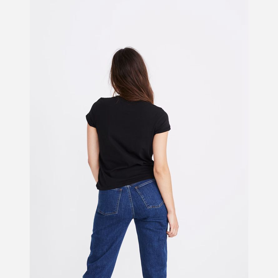 madewell northside vintage womens t-shirts noir