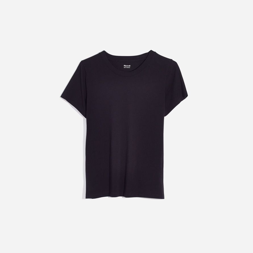 madewell northside vintage womens t-shirts noir