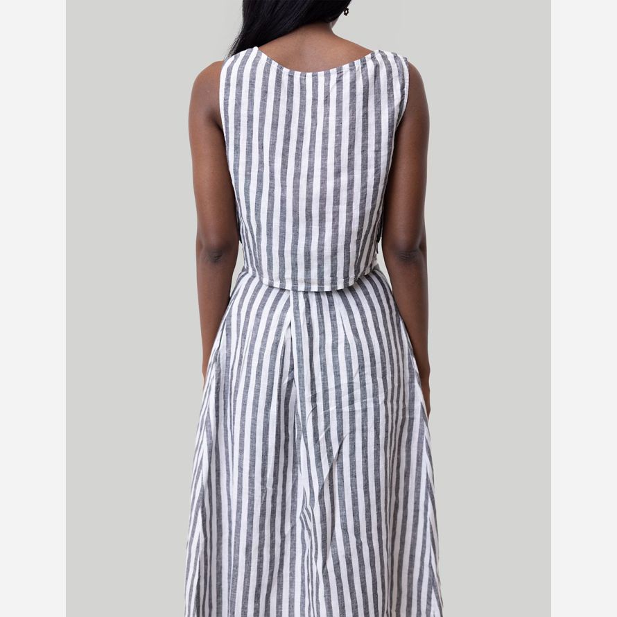 womens madewell reistor boxy crop top blanc noir