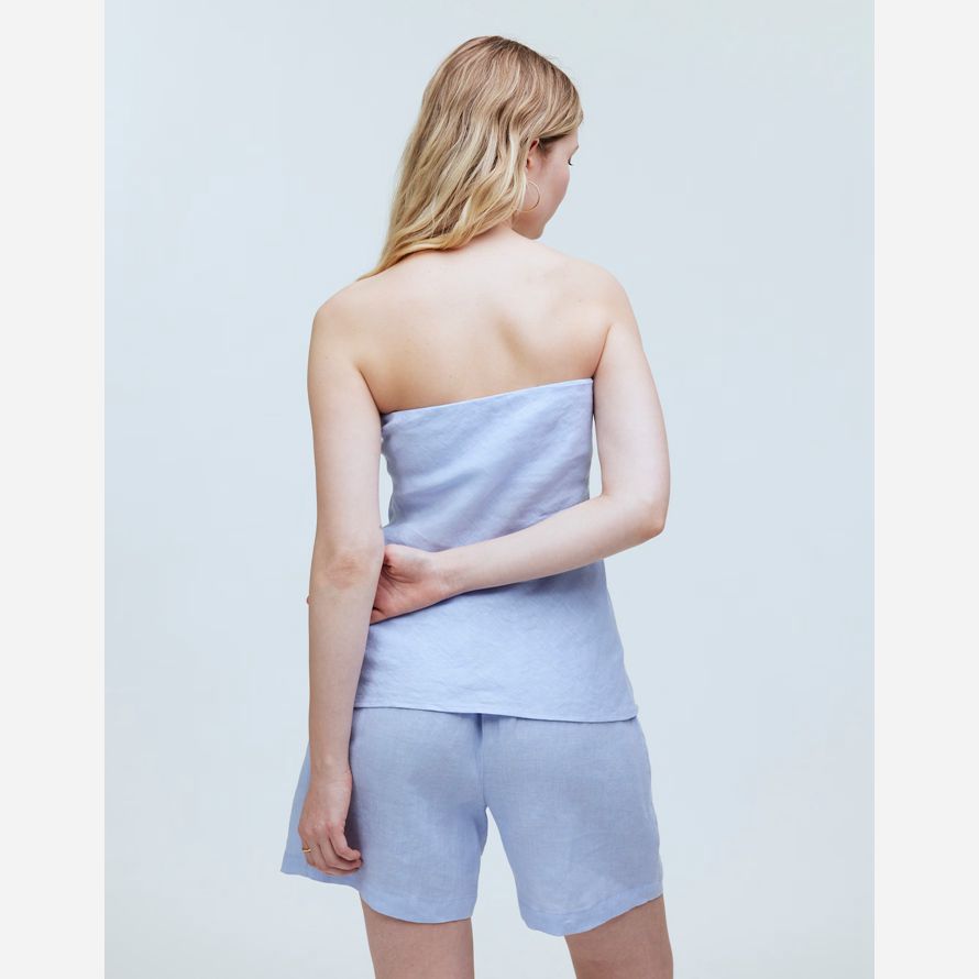 blue womens madewell donni linge top tube