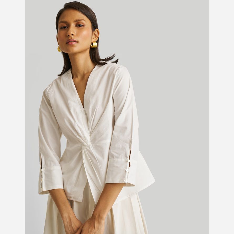 blanc madewell reistor avant twist womens haut