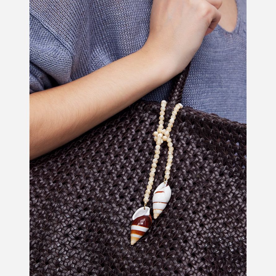 madewell ltissé À la main de la canne femmes sac fourre-tout de chocolat